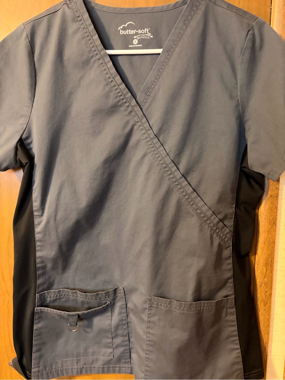 Women's Gray scrub top